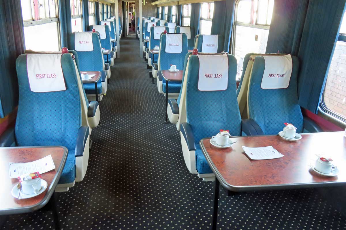 A First Class Carraige on The West Highland Line