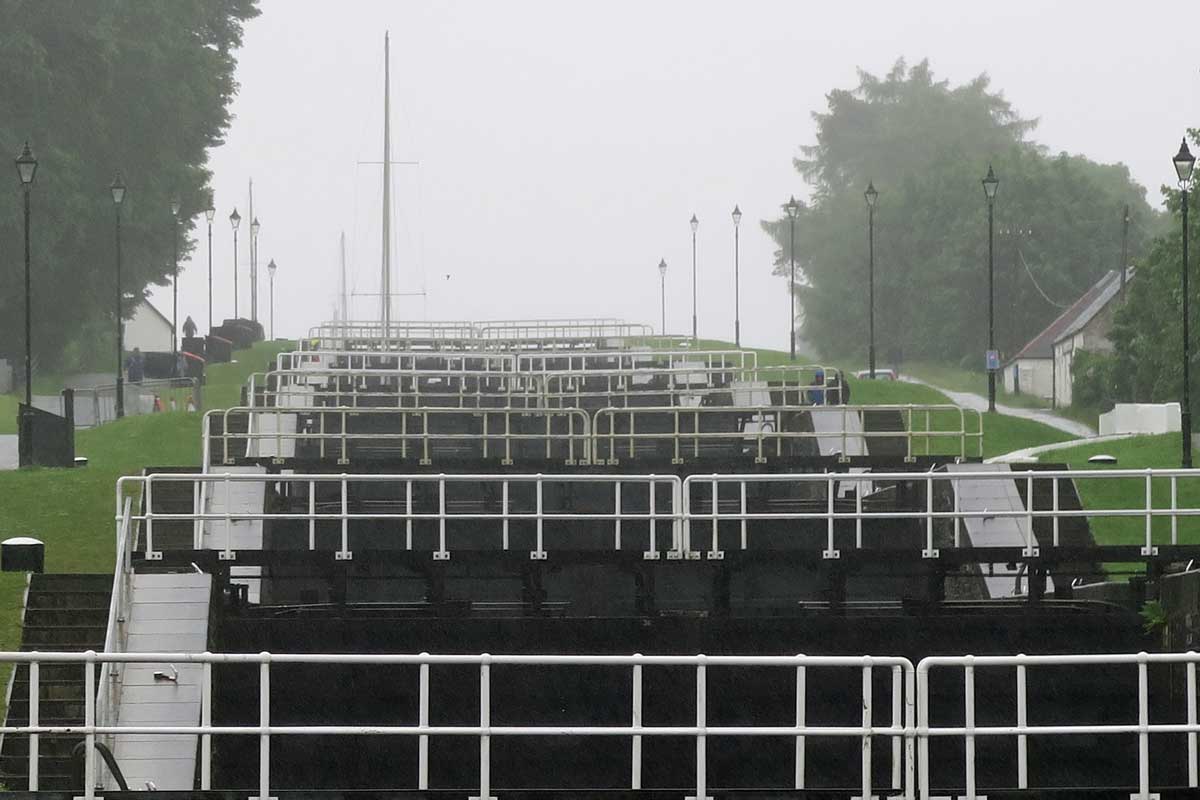 Neptunes Staircase on The Caledonian Canal